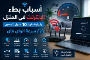 اسباب بطء الانترنت